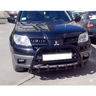 Defensa Delantera WT004 Negra (Acero Inoxidable) foto 1