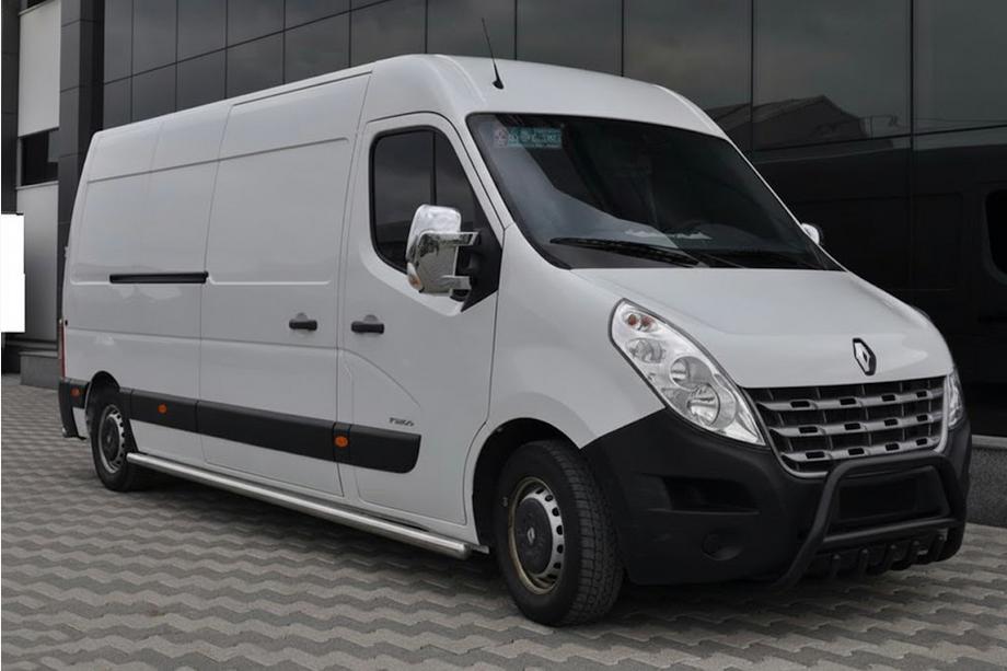 Nissan NV400 2010-2024 Defensa Delantera WT003 Negra (Acero Inoxidable) Foto 3