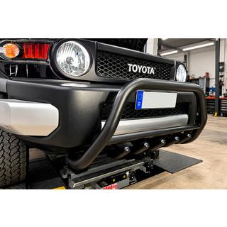 Defensa Delantera WT003 Negra Acero Inoxidable foto 2