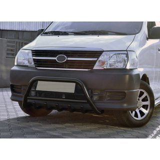 Defensa Delantera WT003 Negra Acero Inoxidable foto 1