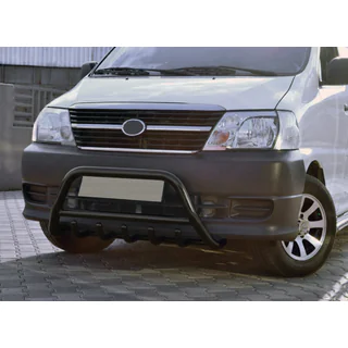 Defensa Delantera WT003 Negra Acero Inoxidable foto 1