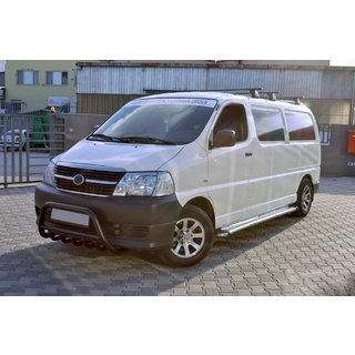 Defensa Delantera WT003 Negra Acero Inoxidable foto 3