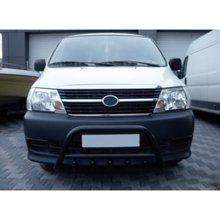Defensa Delantera WT003 Negra Acero Inoxidable foto 4