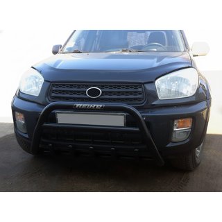 Defensa Delantera WT003 Negra Acero Inoxidable foto 3