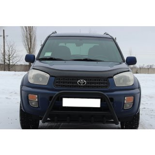 Defensa Delantera WT003 Negra Acero Inoxidable foto 4