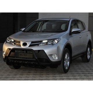 Defensa Delantera WT003 Negra Acero Inoxidable Toyota Rav 4 2013-2018 foto 4