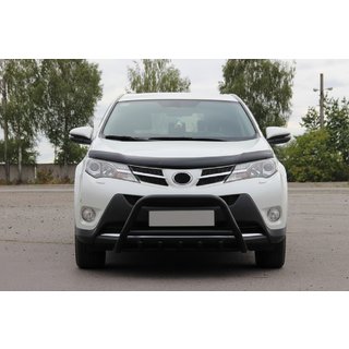 Defensa Delantera WT003 Negra Acero Inoxidable Toyota Rav 4 2013-2018 foto 1