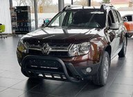 Renault Duster 2008–2017 Defensa delantera sin logotipo WT003 Negra (acero inoxidable) foto 6