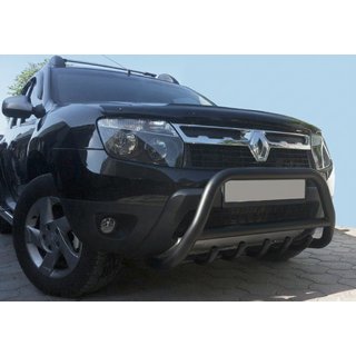 Defensa delantera sin logotipo WT003 Negra (acero inoxidable) Dacia Duster 2008-2018 foto 3