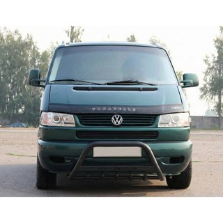 Defensa Delantera WT004 Negra (Acero Inoxidable) Volkswagen T4 Caravelle/Multivan 1990–2003 foto 3