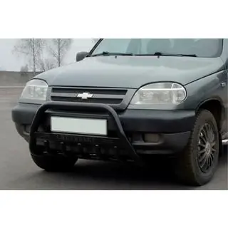 Defensa Delantera WT004 Negra (Acero Inoxidable) foto 1