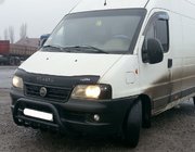 Fiat Ducato 1995-2006 Defensa Delantera WT003 Negra (Acero Inoxidable) foto 3