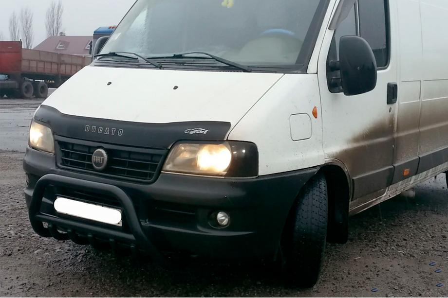 Peugeot Boxer 1994-2006 Defensa Delantera WT003 Negra (Acero Inoxidable) Foto 3