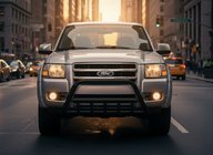 Ford Ranger 2007-2011 Defensa Delantera WT003 Negra Acero Inoxidable foto 3