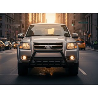 Defensa Delantera WT003 Negra Acero Inoxidable Ford Ranger 2007-2011 foto 3