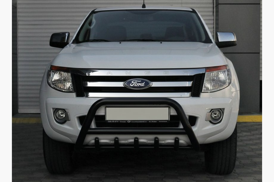 Ford Ranger 2011–2022 Protector Frontal WT003 Negro (Acero Inoxidable) Image