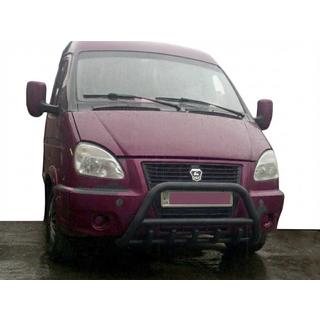Defensa Delantera WT003 Negra (Acero Inoxidable) GAZelle 1998- foto 1