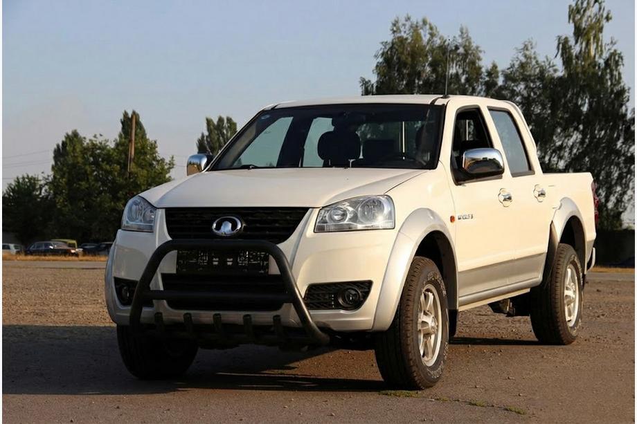 GreatWall Wingle 5 2006- Defensa Delantera WT003 Negra (Acero Inoxidable) Image