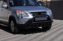 Honda CRV 2001-2006 Defensa Delantera WT003 Negra (Acero Inoxidable) foto 5