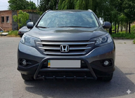 Honda CRV 2012-2016 Protector Frontal WT003 Negro (Acero Inoxidable) foto 1