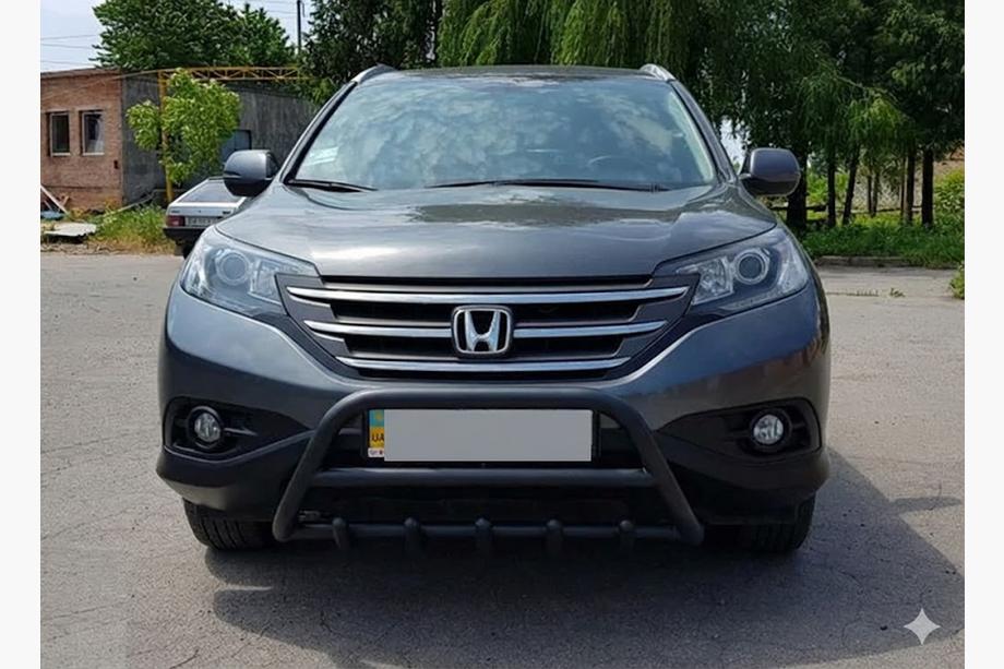 Honda CRV 2012-2016 Protector Frontal WT003 Negro (Acero Inoxidable) Image