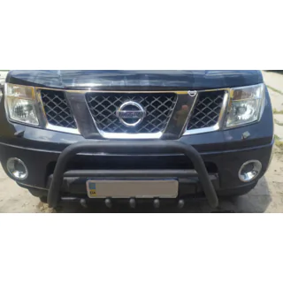 Defensa Delantera WT003 Negra Acero Inoxidable foto 3