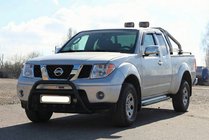 Nissan Pathfinder R51 2005-2014 Defensa Delantera WT003 Negra Acero Inoxidable foto 4