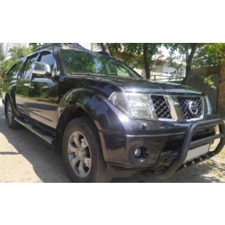 Defensa Delantera WT003 Negra Acero Inoxidable Nissan Pathfinder R51 2005-2014 foto 1