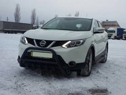 Nissan Qashqai 2014-2021 Defensa Delantera WT003 Negra Acero Inoxidable foto 4