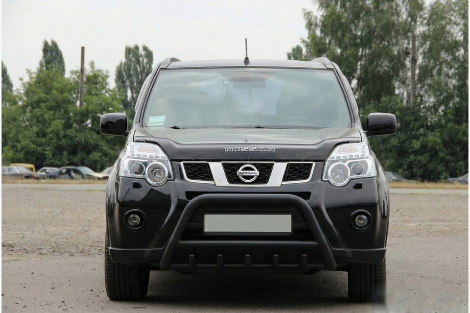 Nissan X-trail T31 2007-2014 Protector Frontal WT003 Negro (Acero Inoxidable) Foto 7