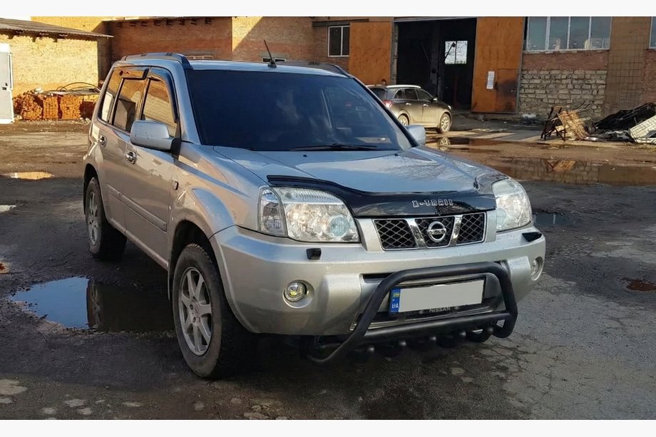 Nissan X-trail T31 2007-2014 Protector Frontal WT003 Negro (Acero Inoxidable) Foto 10