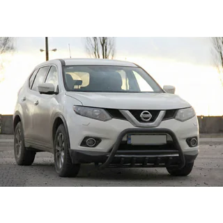 Defensa Delantera WT003 Negra Acero Inoxidable foto 1