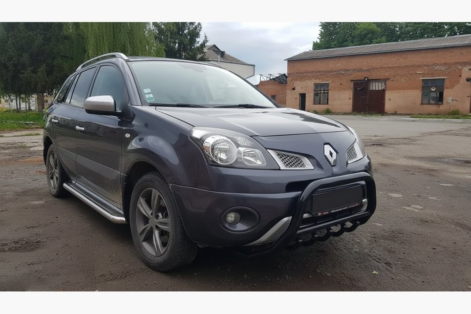 Renault Koleos 2008-2016 Defensa Delantera WT003 Negra (Acero Inoxidable) Foto 6