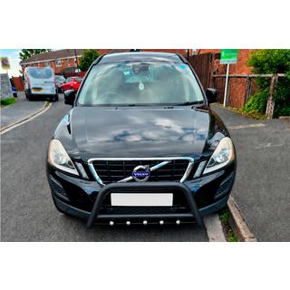 Defensa Delantera WT003 Negra Acero Inoxidable Volvo XC60 2009-2017 foto 2