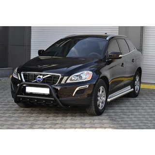 Defensa Delantera WT003 Negra Acero Inoxidable Volvo XC60 2009-2017 foto 1