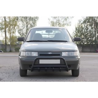 Defensa Delantera WT003 Negra 60mm (Acero Inoxidable) foto 3