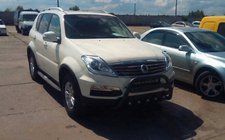 SsangYong Rexton I 2001-2017 Defensa Delantera WT004 Negra (Acero Inoxidable) foto 3