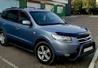 Hyundai Santa Fe 2 2006-2012 Defensa Delantera WT004 Negra (Acero Inoxidable) foto 1