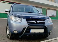 Hyundai Santa Fe 2 2006-2012 Defensa Delantera WT004 Negra (Acero Inoxidable) foto 2