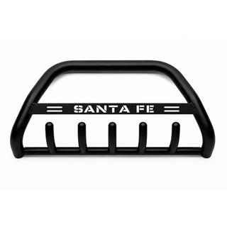 Defensa Delantera WT004 Negra (Acero Inoxidable) Hyundai Santa Fe 2 2006-2012 foto 3