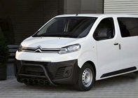Toyota Proace 2016- Defensa Delantera WT003 Negra Acero Inoxidable foto 4
