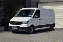 Man TGE 2017- Defensa Delantera WT003 Negra Acero Inoxidable foto 3
