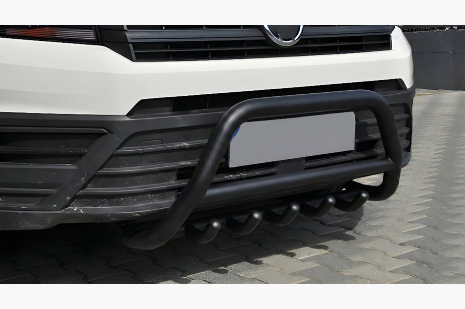 Man TGE 2017- Defensa Delantera WT003 Negra Acero Inoxidable Image