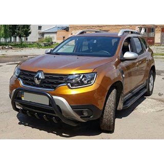 Defensa delantera sin logotipo WT003 Negra (acero inoxidable) foto 4