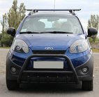 Chery Beat 2009-2015 Defensa Delantera WT003 Negra Acero Inoxidable foto 1