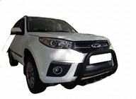 Chery Tiggo 3 2005- Defensa Delantera WT003 Negra Acero Inoxidable foto 3