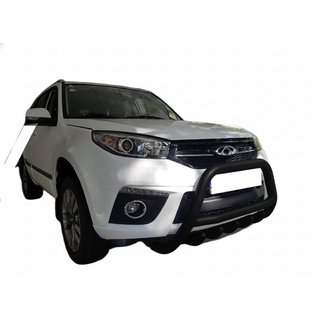 Defensa Delantera WT003 Negra Acero Inoxidable foto 3