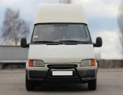 Ford Transit 1991-2000 Defensa Delantera WT003 Negra Acero Inoxidable foto 3