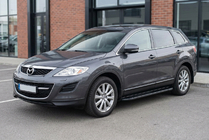 Mazda CX-9 2007-2016 Estribos Laterales Bosphorus Black (2 uds., Aluminio) foto 1
