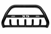 BMW X5 E53 1999–2006 Defensa Delantera WT004 Negra (Acero Inoxidable) foto 1